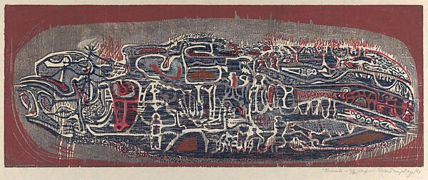 Tumuli, Worden Day (American, Columbus, Ohio 1916–1986 Montclair, New Jersey), Woodcut 