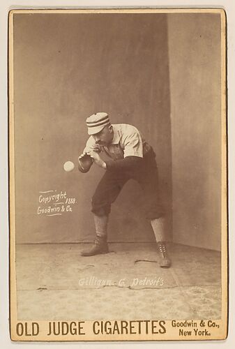 Barney Gilligan, Catcher, Detroit, from the series Old Judge Cigarettes