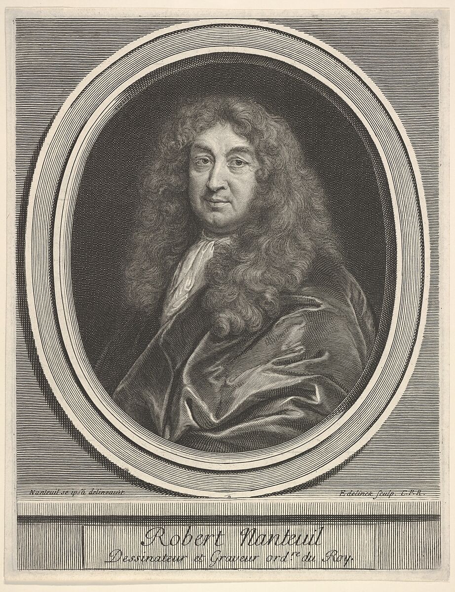 Robert Nanteuil, Gérard Edelinck (Dutch, Antwerp 1640–1707 Paris), Engraving 