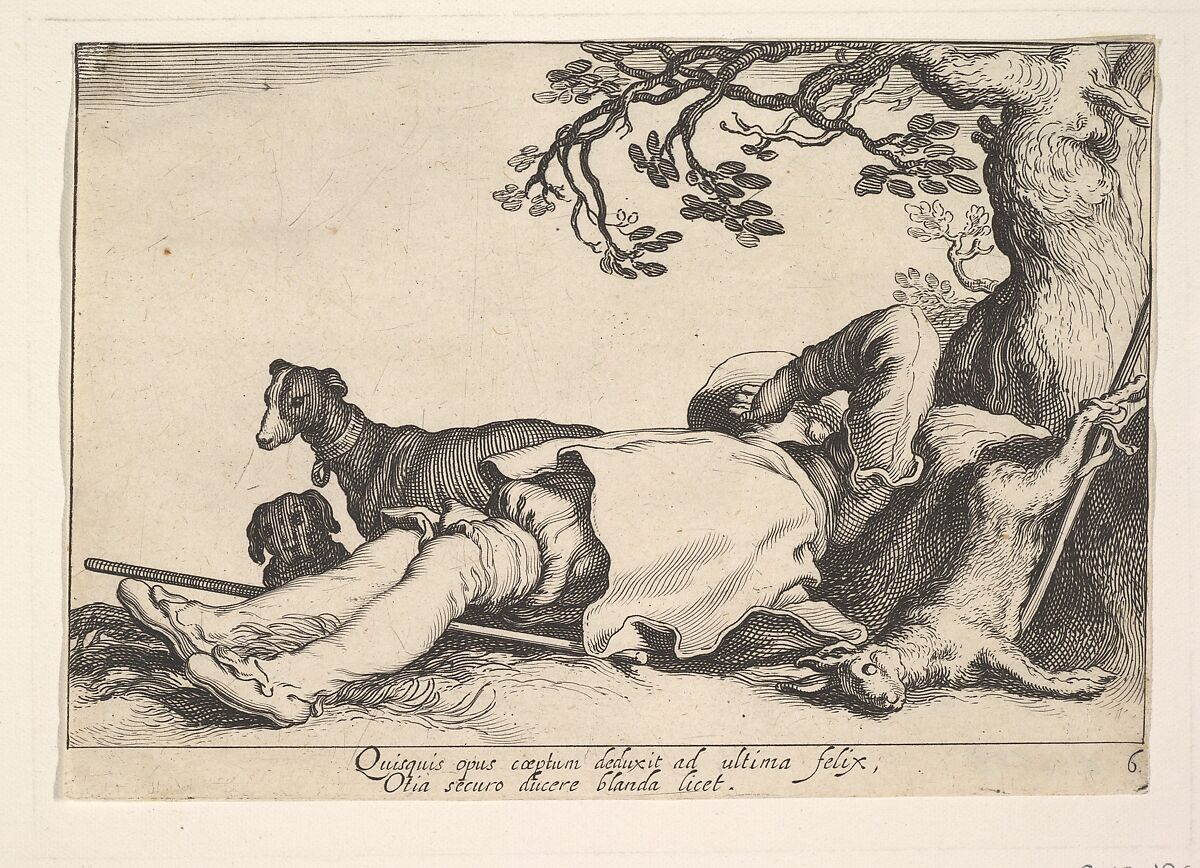 Pleasures of Occupation, Cornelis Bloemaert (Dutch, Utrecht 1603–?1684 Rome), Etching and engraving 