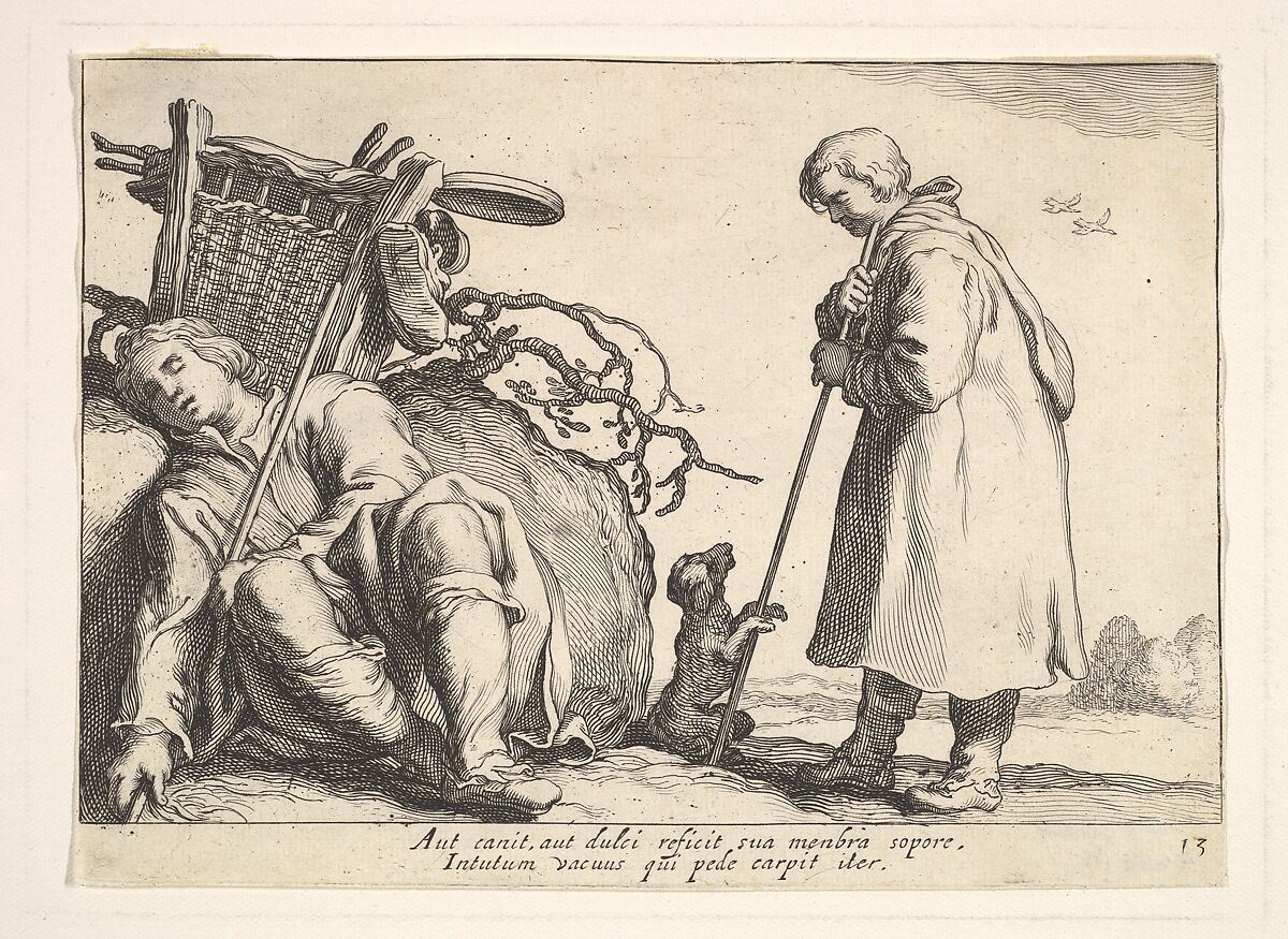 Pleasures of Occupation, Cornelis Bloemaert (Dutch, Utrecht 1603–?1684 Rome), Etching and engraving 