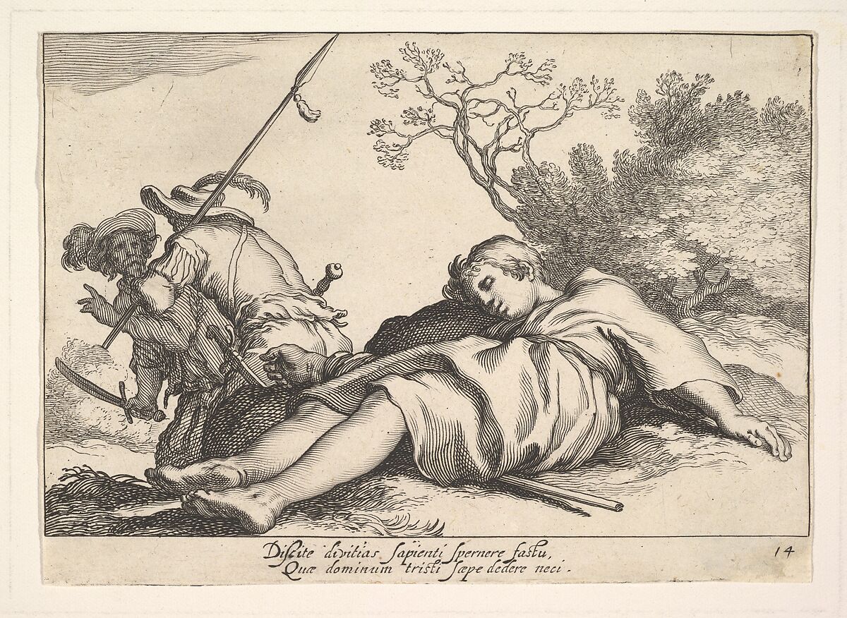 Pleasures of Occupation, Cornelis Bloemaert (Dutch, Utrecht 1603–?1684 Rome), Etching and engraving 