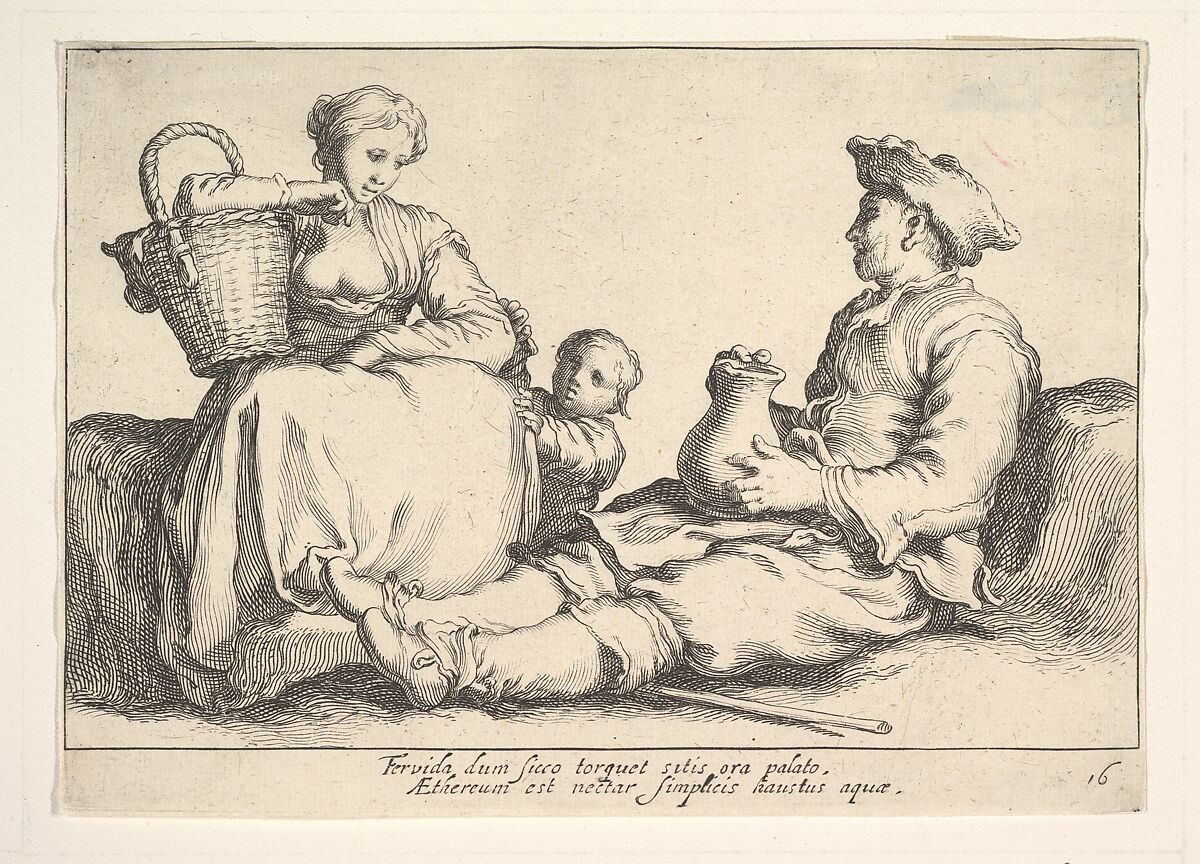 Pleasures of Occupation, Cornelis Bloemaert (Dutch, Utrecht 1603–?1684 Rome), Etching and engraving 