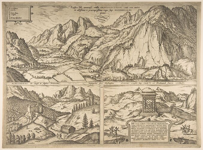 The Inn Valley from the series Civitates Orbis Terrarum, vol. V, plate 59