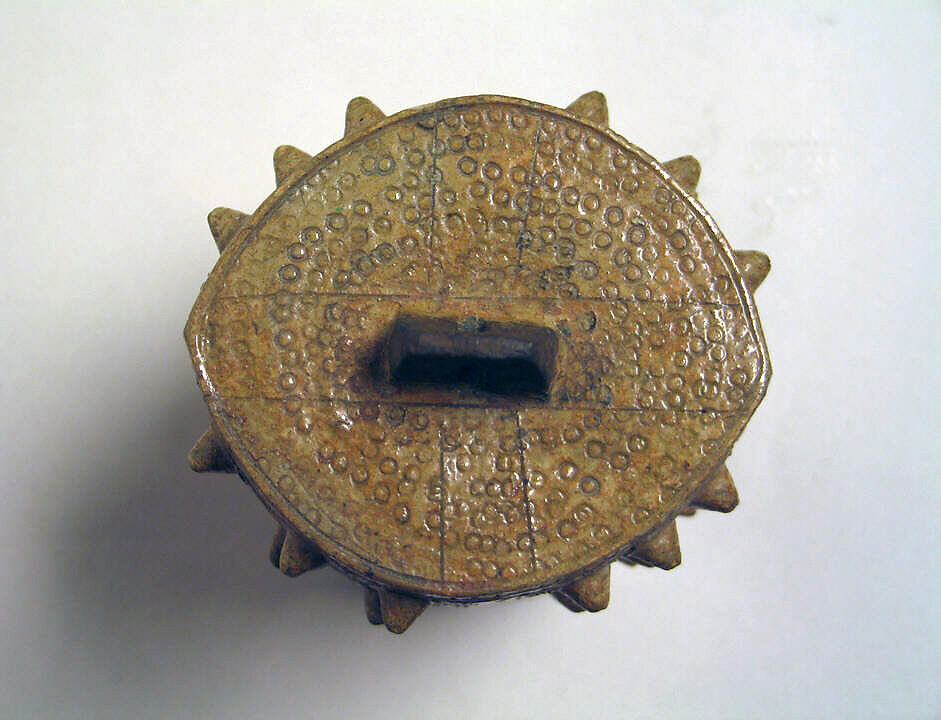 Model of a bell (Niu Zhong), Glazed stoneware, China