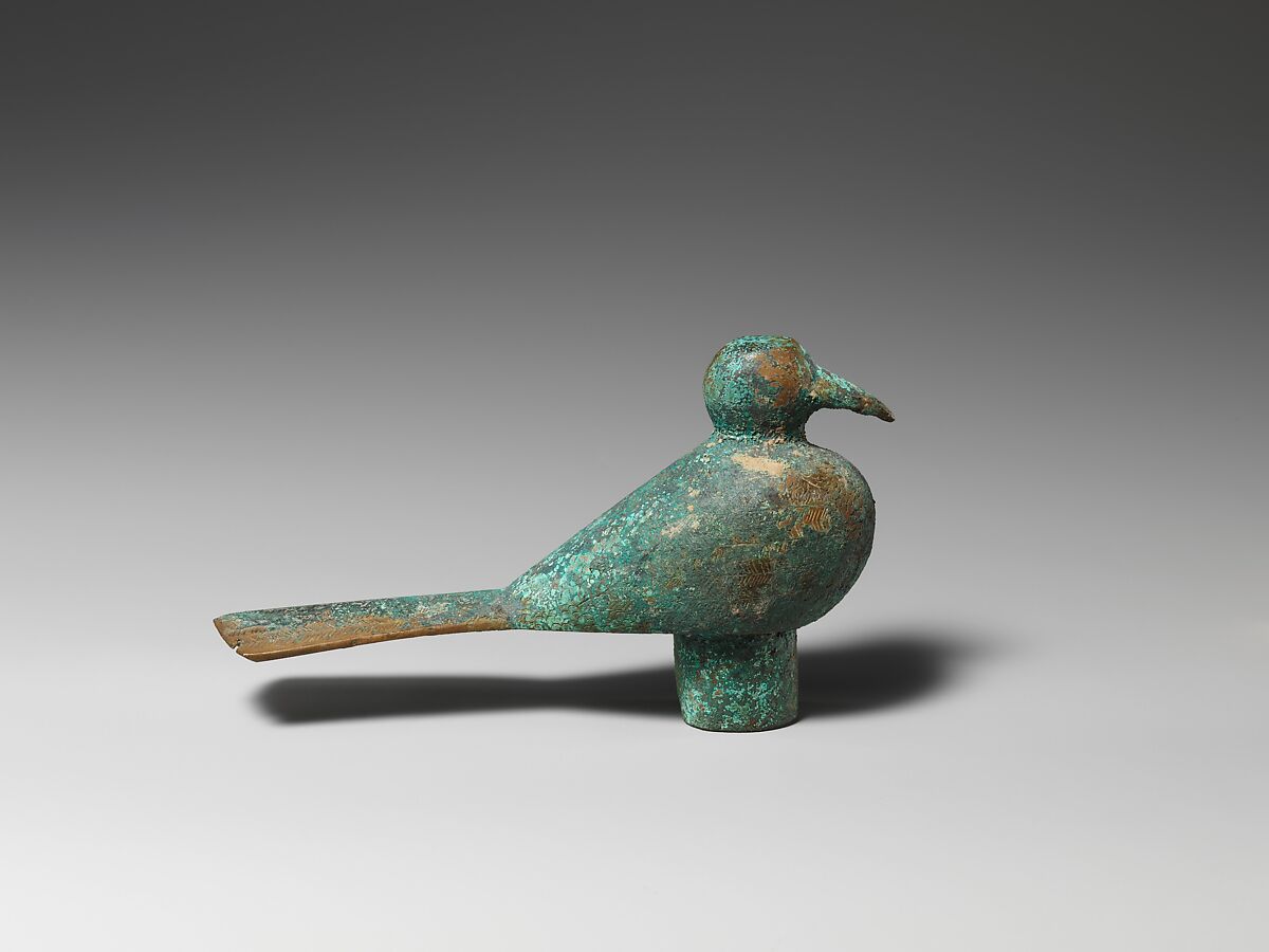 Bird-Shaped Finial, Bronze, China