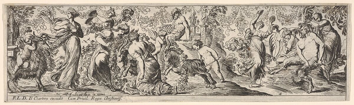"Les Grandes Frises" (6 of 12), Pierre Brebiette (French, Mantes-sur-Seine ca. 1598–1642 Paris), Etching 