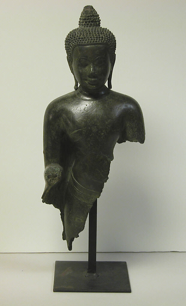 Bust of a Buddha, Bronze, Thailand 