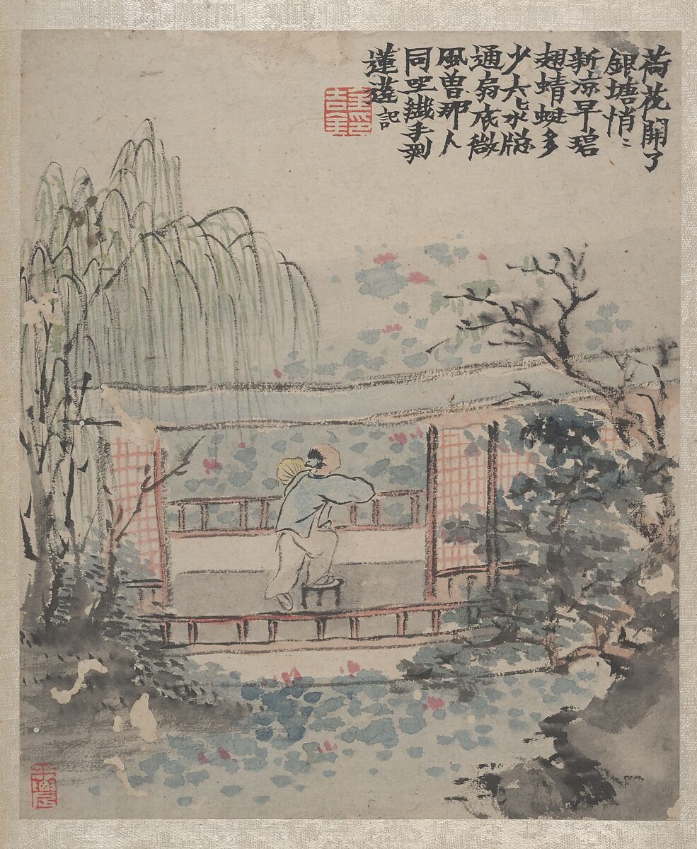 Ink Play, Jin Nong (Chinese, 1687–1773), Album of twelve paintings; ink and color on paper, China