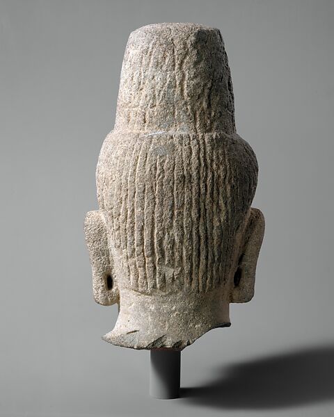 Head of Bodhisattva Avalokiteshvara, Stone, Cambodia