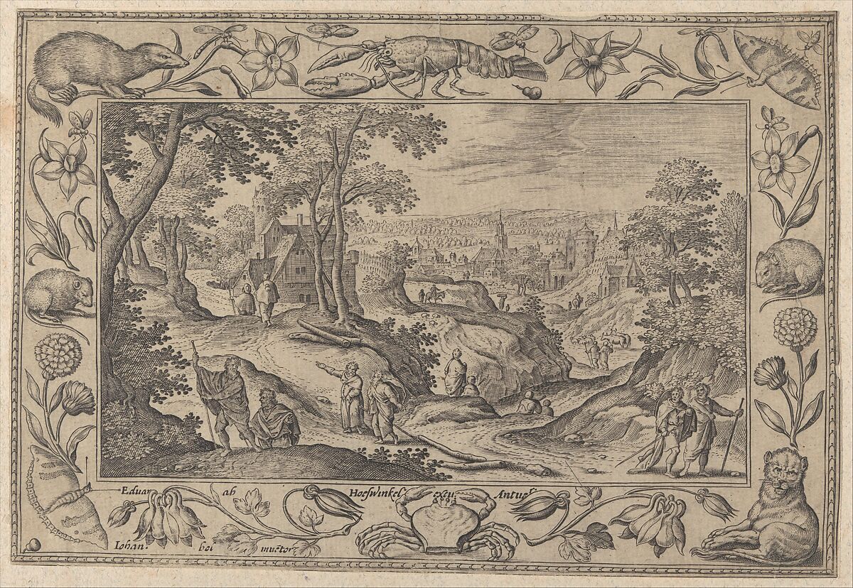 The Sending Out of the Apostles, Adriaen Collaert (Netherlandish, Antwerp ca. 1560–1618 Antwerp), Engraving; first state of two 