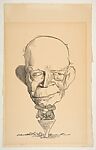 Dwight D. Eisenhower, David Levine (American, Brooklyn, New York 1926–2009 New York), Pen and black ink 