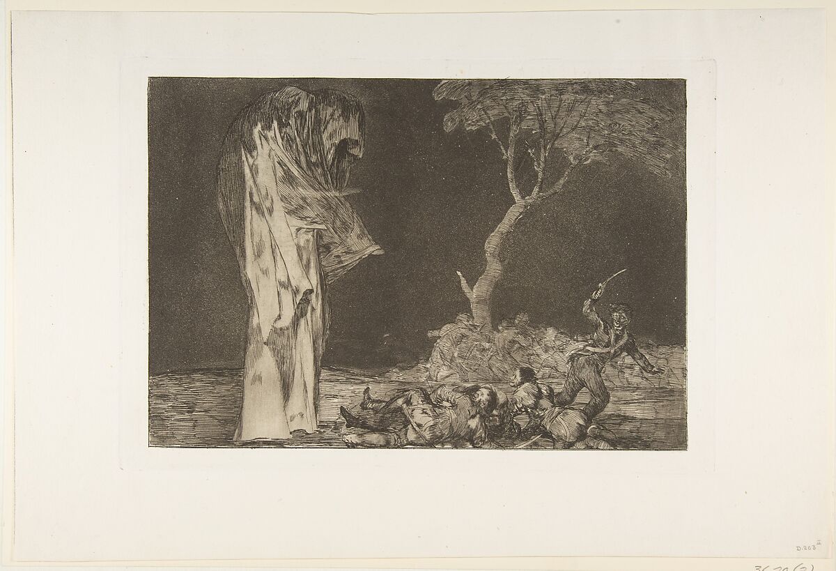 'Folly of Fear' from the 'Disparates' (Follies / Irrationalities), Goya (Francisco de Goya y Lucientes) (Spanish, Fuendetodos 1746–1828 Bordeaux), Etching, burnished aquatint, drypoint 