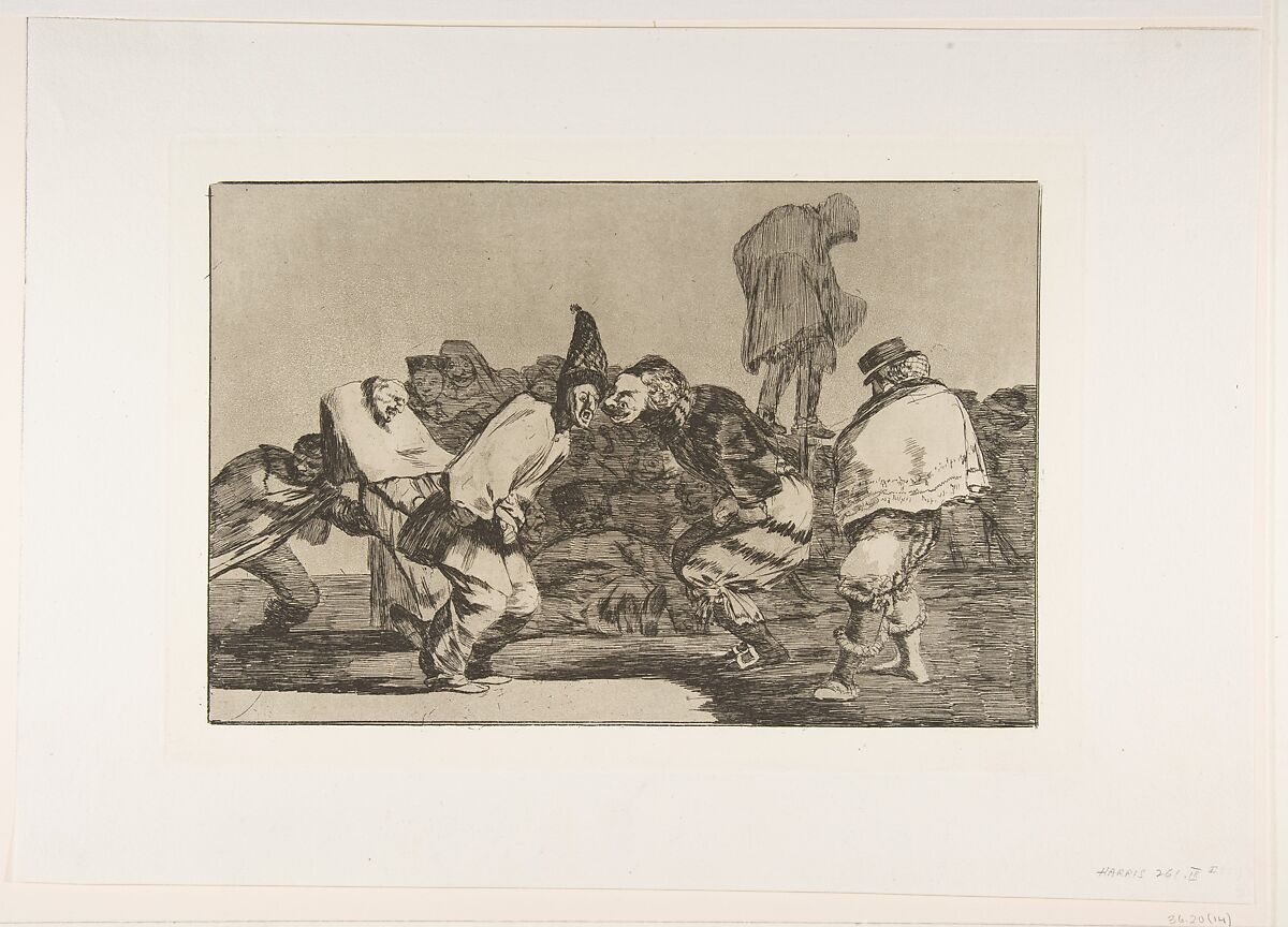 'Carnival Folly' from the 'Disparates' (Follies / Irrationalities), Goya (Francisco de Goya y Lucientes) (Spanish, Fuendetodos 1746–1828 Bordeaux), Etching, aquatint 