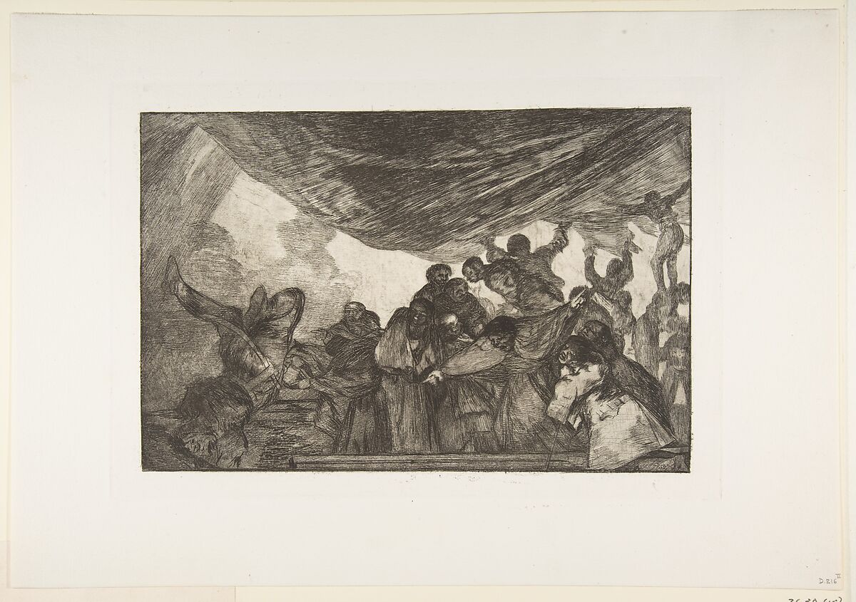 'Clear Folly'  from the 'Disparates' (Follies / Irrationalities), Goya (Francisco de Goya y Lucientes) (Spanish, Fuendetodos 1746–1828 Bordeaux), Etching, burnished aquatint 