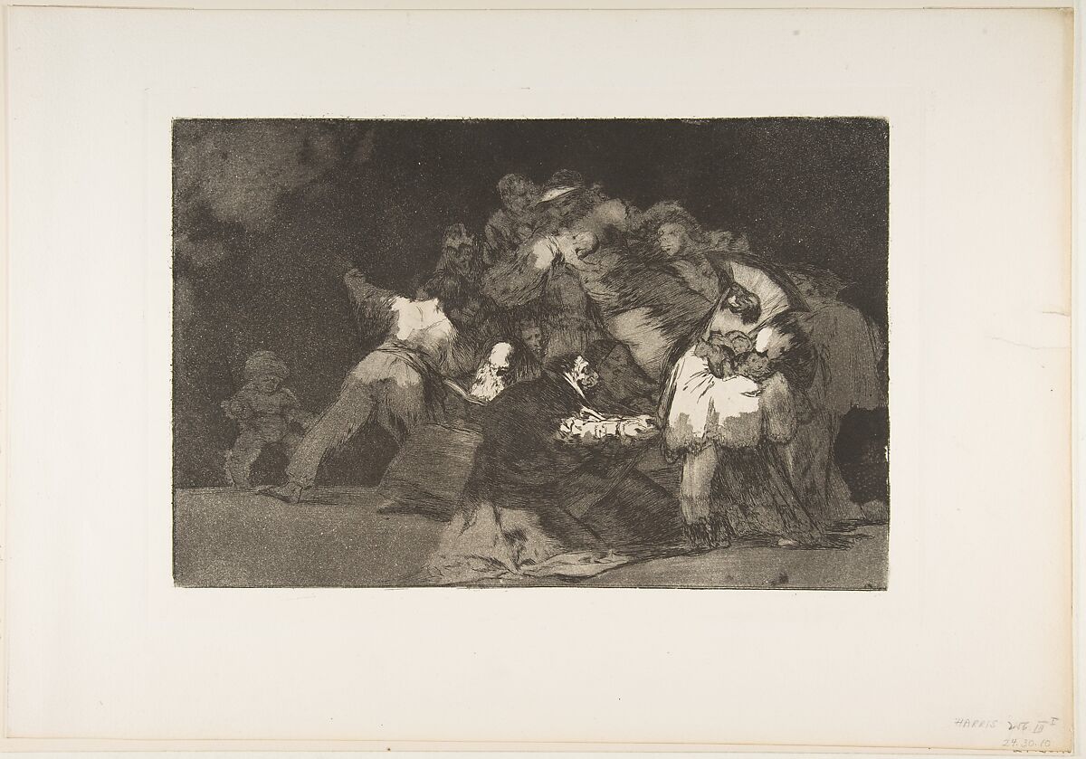 'General Folly'  from the 'Disparates' (Follies / Irrationalities), Goya (Francisco de Goya y Lucientes) (Spanish, Fuendetodos 1746–1828 Bordeaux), Etching, burnished aquatint 