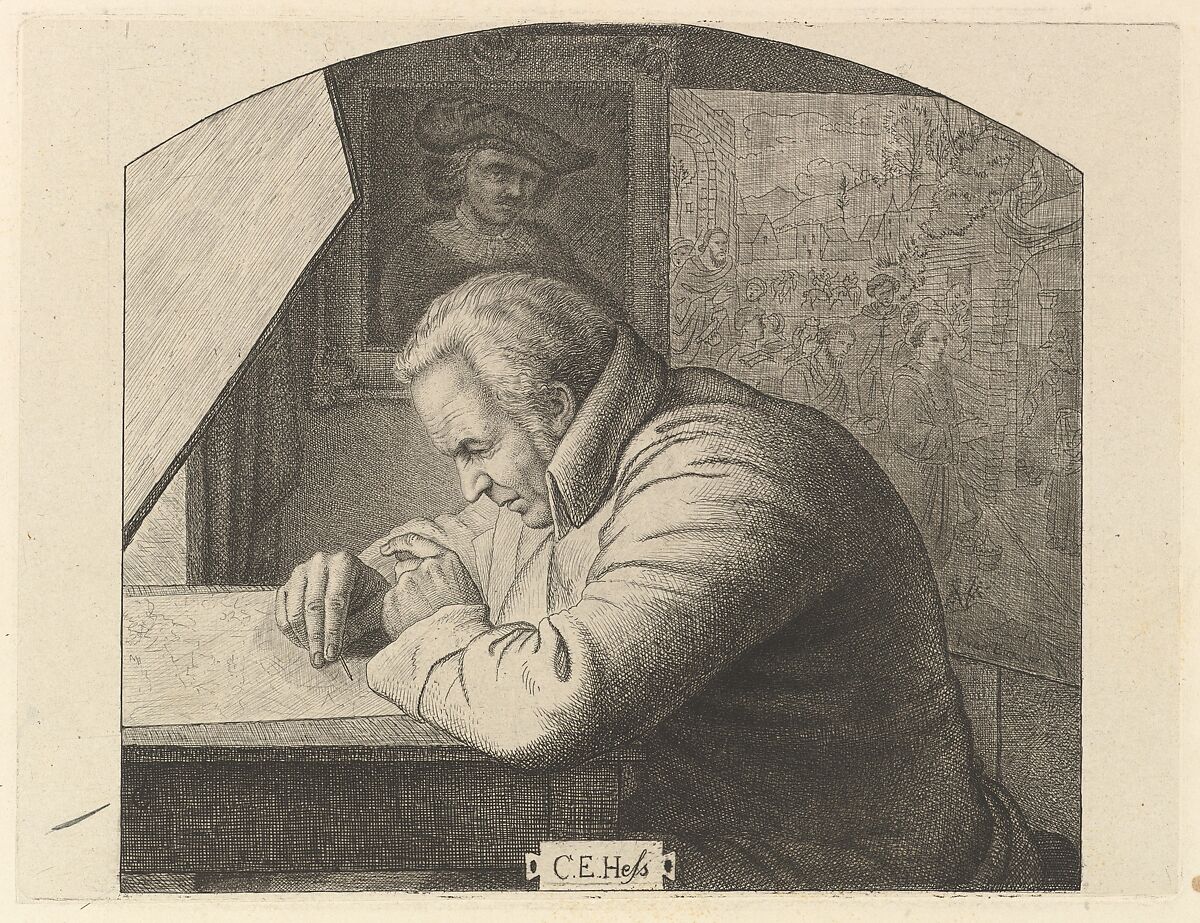 Carl Ernst Christoph Hess, Ludwig Emil Grimm (German, Hanau 1790–1863 Kassel), Etching 