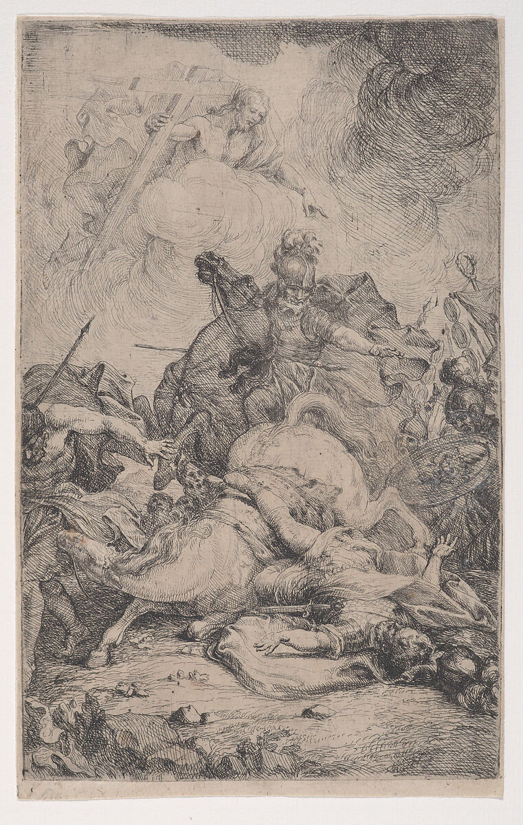 The Conversion of Saul, H. Bem (?) (late 17th–early 18th c.), Etching