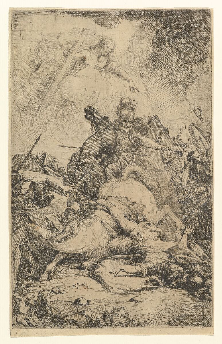 The Conversion of Saul, H. Bem (?) (late 17th–early 18th c.), Etching 