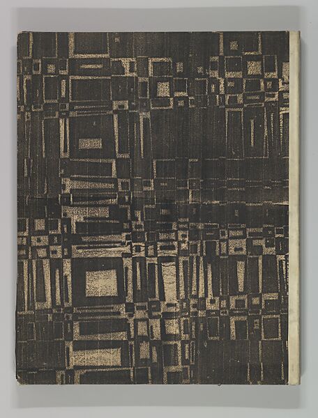 Bauhaus Portfolio I: Portfolio Cover/Colophon Page, Lyonel Charles Feininger (American, New York 1871–1956 New York)