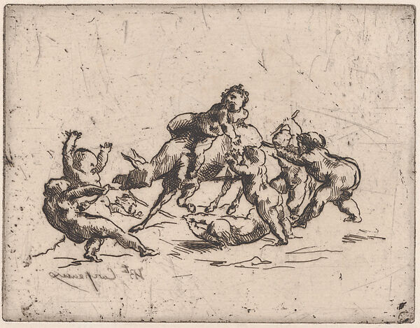 Bacchanale with Children and Donkey