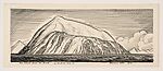 Fox Island from the North, as we first saw it (recto); Fragment of a mountain landscape with overhanging clouds (verso)