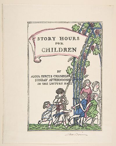 Story Hours for Children by Anna Curtis Changler, Sunday Afternoons in the Lecture Hall