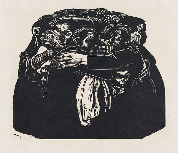 The Mothers, Käthe Kollwitz (German, Kaliningrad (Königsberg) 1867–1945 Moritzburg), Woodcut facsimile 