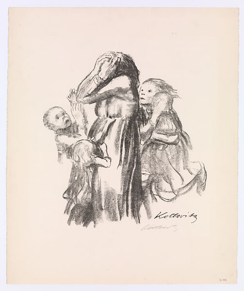 Killed in Action (Gefallen), Käthe Kollwitz (German, Kaliningrad (Königsberg) 1867–1945 Moritzburg), Lithograph 