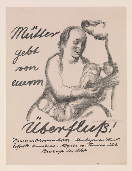 Mothers, Give from your Abundance (Mütter gebt von eurem Überfluss), Käthe Kollwitz (German, Kaliningrad (Königsberg) 1867–1945 Moritzburg), Lithograph 