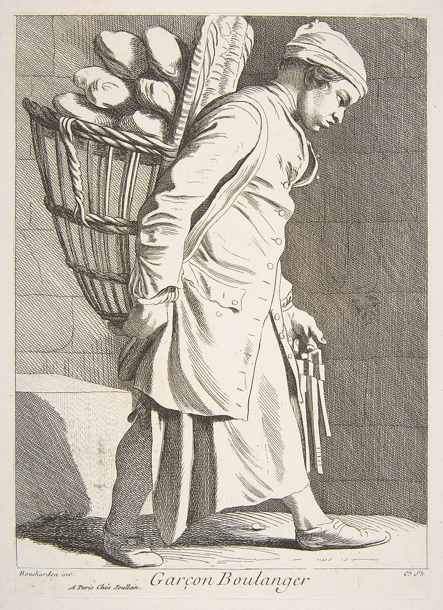 Baker Boy, Anne Claude Philippe de Tubières, comte de Caylus (French, Paris 1692–1765 Paris), Etching with some engraving 