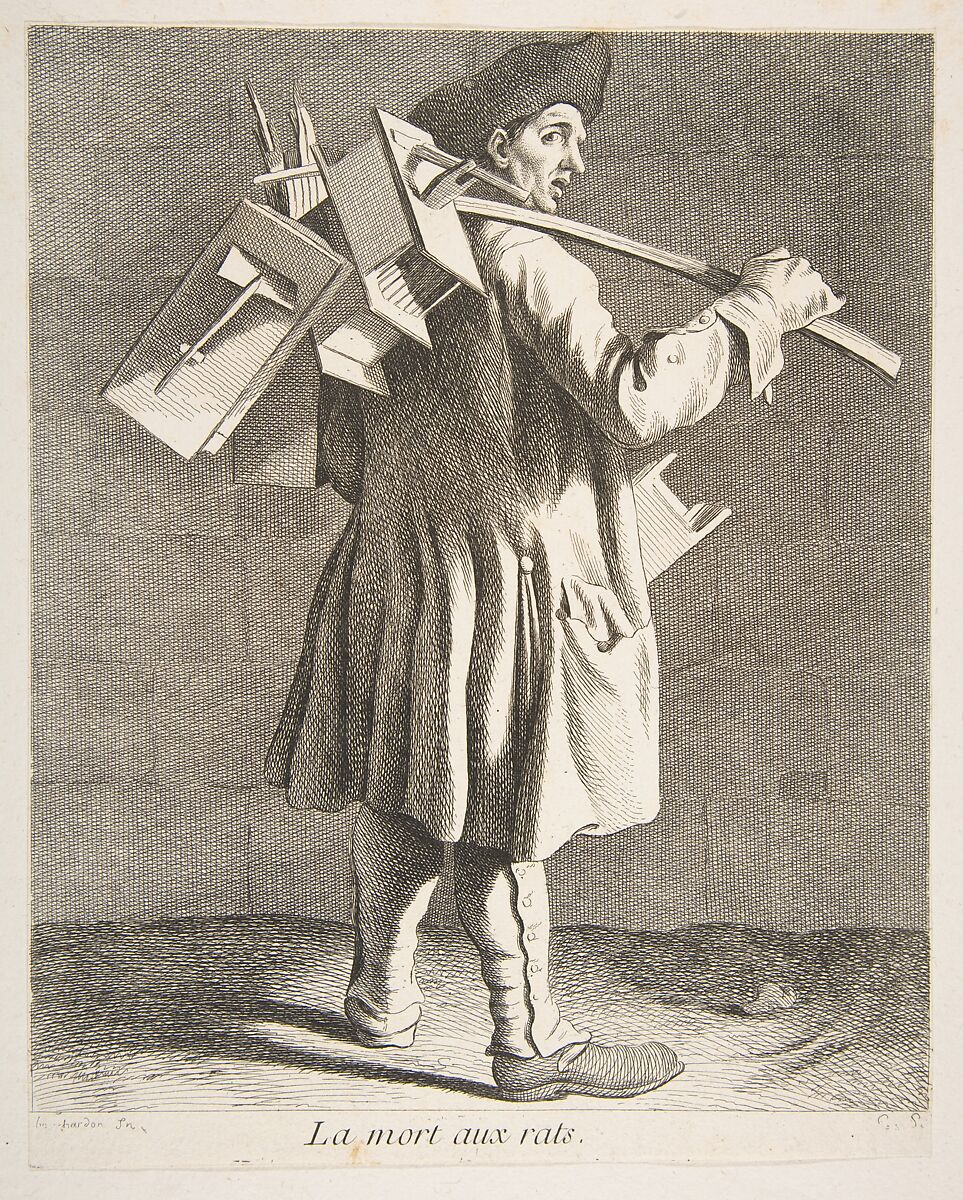 The Rat Catcher, Anne Claude Philippe de Tubières, comte de Caylus (French, Paris 1692–1765 Paris), Etching with some engraving 