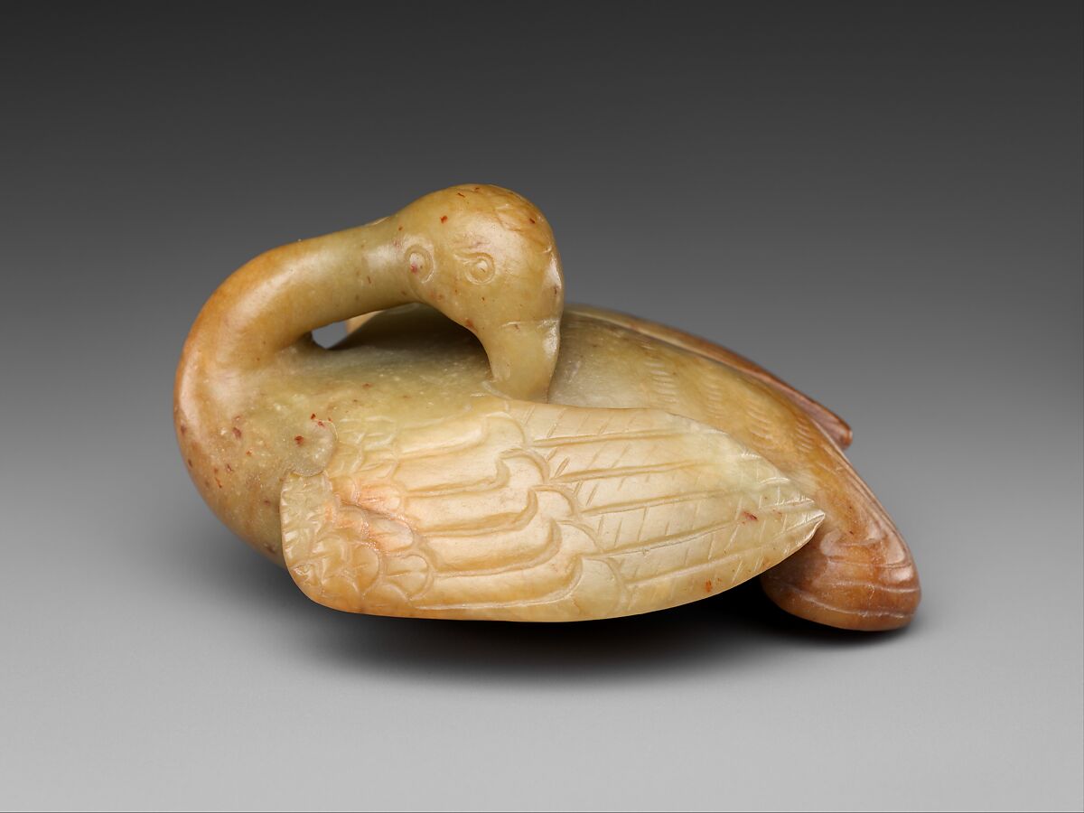 Swan, Jade (nephrite), China 