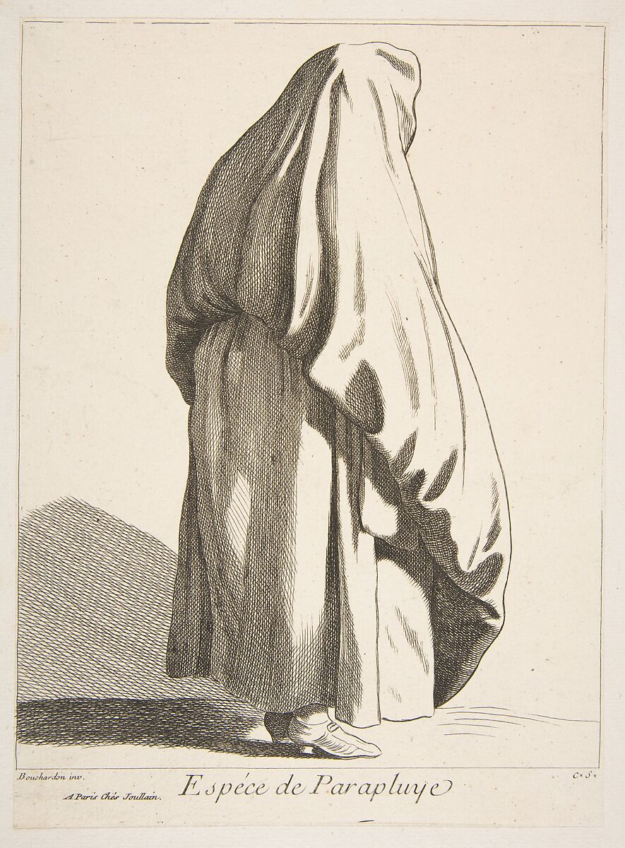 A Sort of Umbrella, Anne Claude Philippe de Tubières, comte de Caylus (French, Paris 1692–1765 Paris), Etching with some engraving 