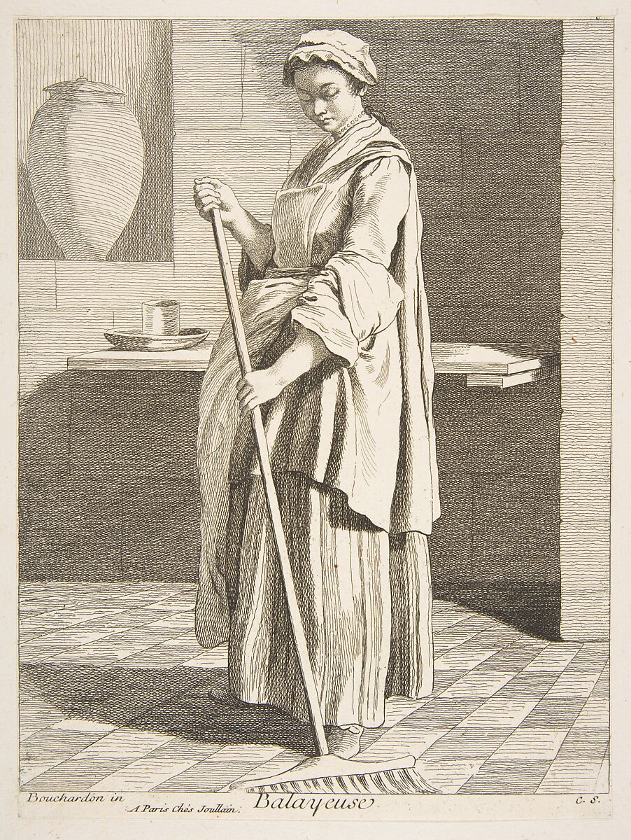 Sweeper, Anne Claude Philippe de Tubières, comte de Caylus (French, Paris 1692–1765 Paris), Etching with some engraving 
