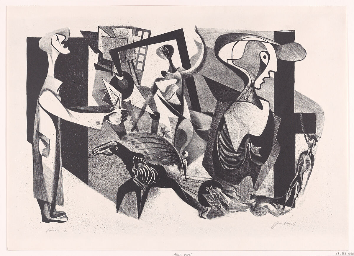 Vision, Joseph Vogel  American, Lithograph