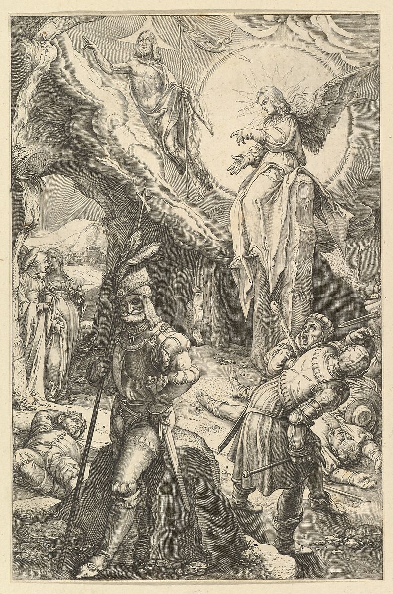 The Resurrection, from "The Passion of Christ", Anonymous, Engraving 