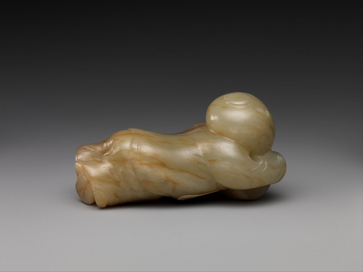 Reclining Child, Jade (nephrite), China