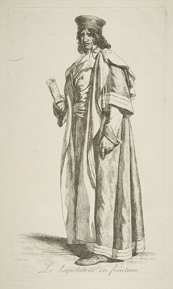 The Legislator in Office, After Jacques Louis David (French, Paris 1748–1825 Brussels), Etching 