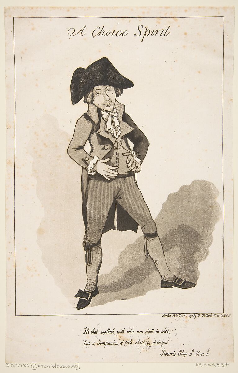 A Choice Spirit, George Murgatroyd Woodward (British, 1765–1809 London), Etching and aquatint 