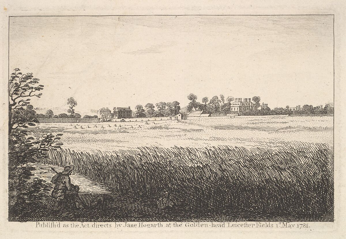 View of Ranby's House, William Hogarth (British, London 1697–1764 London), Etching and engraving; second state of two 