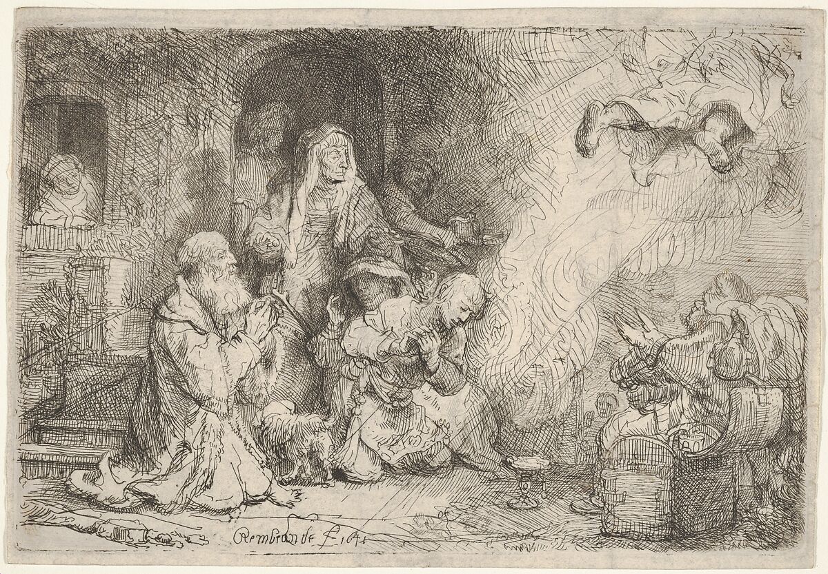 After Rembrandt (Rembrandt van Rijn) | The Angel Leaving the Family of ...