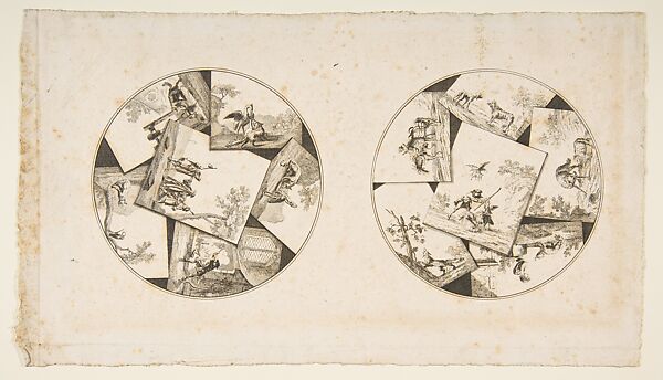 Designs for Plates Taken from Oudry's Illustrations to La Fontaine's Fables