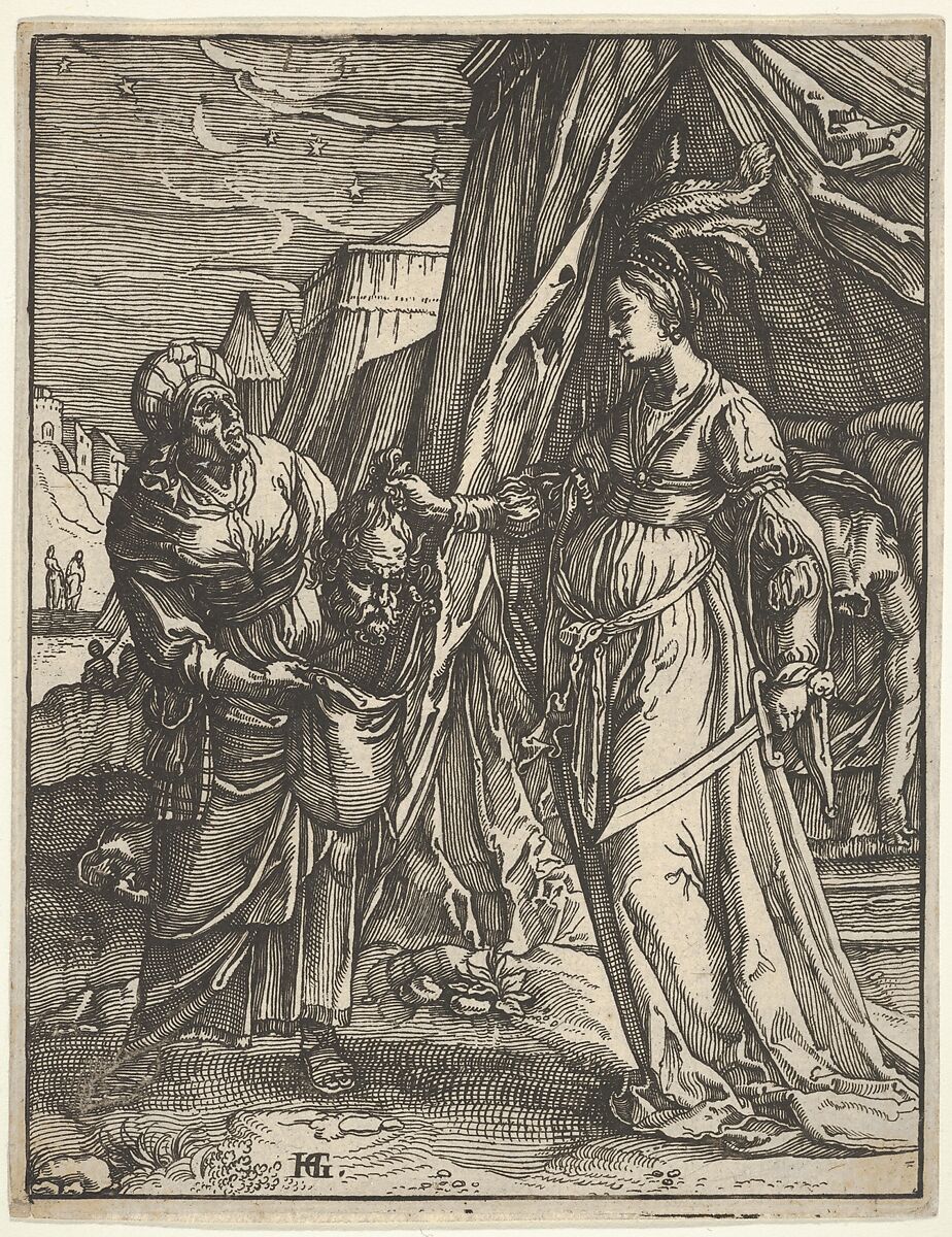 Judith, Attributed to Claes Jansz. Visscher (Dutch, Amsterdam 1586–1652 Amsterdam), Etching 