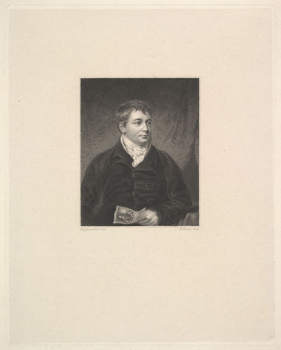 Portrait of Robert Graves, Printseller, Robert Graves (British, London 1798–1873 London), Steel engraving on chine collé; proof 