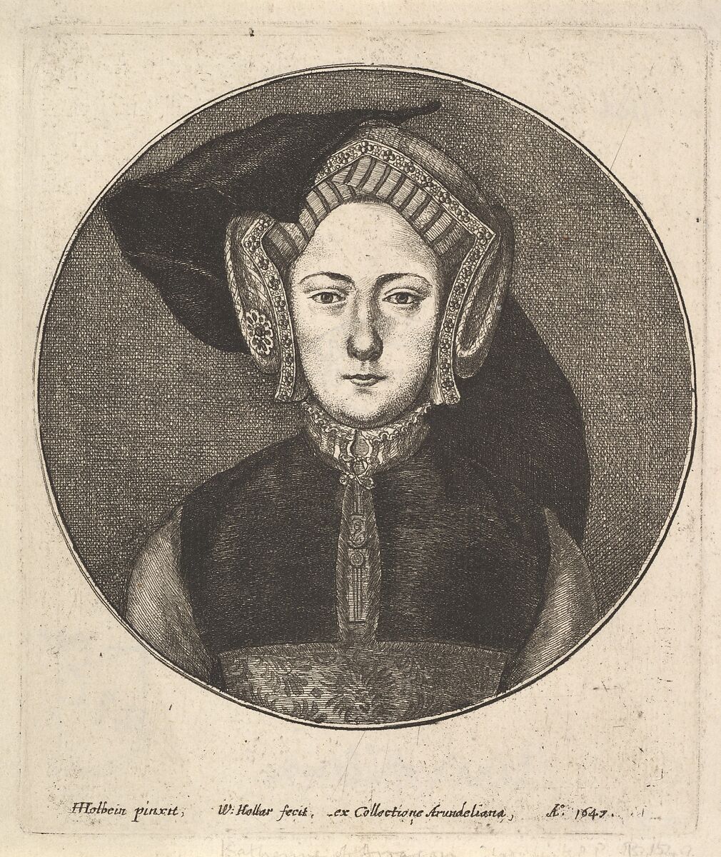 Portrait of a Young Woman, Wenceslaus Hollar (Bohemian, Prague 1607–1677 London), Etching and drypoint; third state of four (NH) 