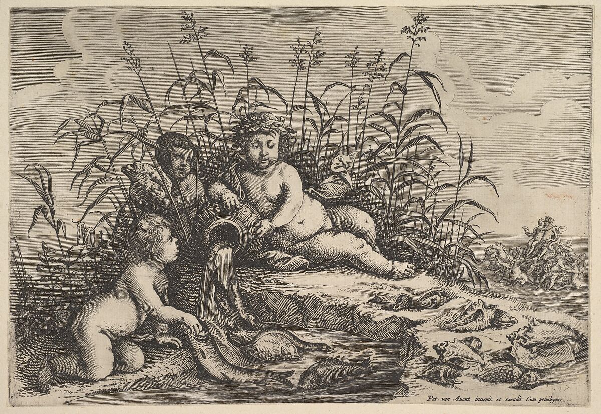 Water, Formerly attributed to Wenceslaus Hollar (Bohemian, Prague 1607–1677 London), Etching, only state 