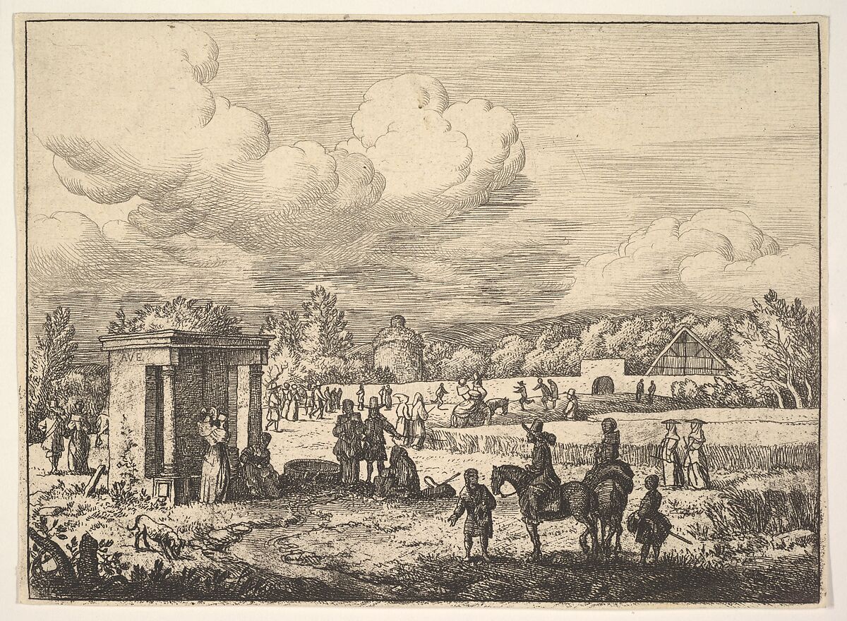 The First Spring, Allart van Everdingen (Dutch, Alkmaar 1621–1675 Amsterdam), Etching; second state of two 