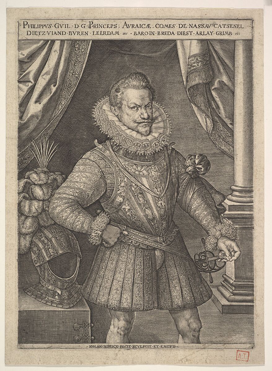 Philip William of Orange, Jan (Johannes) Wierix (Netherlandish, Antwerp 1549–1615 Brussels), Engraving 