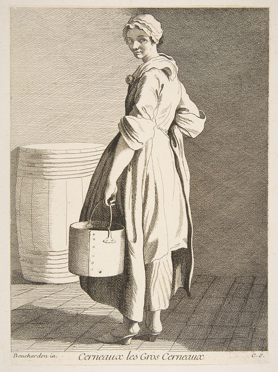 Walnut Seller, Anne Claude Philippe de Tubières, comte de Caylus (French, Paris 1692–1765 Paris), Etching with some engraving 